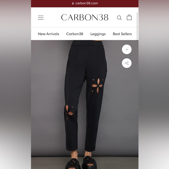 Carbon38 Pants - Carbon38 Lightweight Laser Cut Travel Pant brand new size large